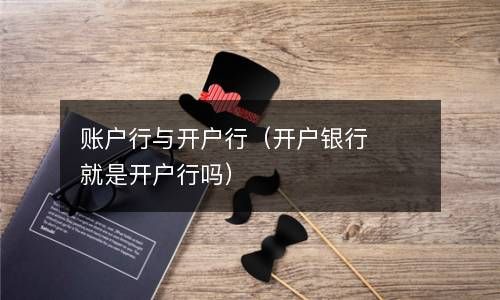 账户行与开户行（开户银行就是开户行吗） 