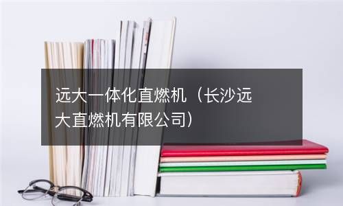远大一体化直燃机（长沙远大直燃机有限公司） 